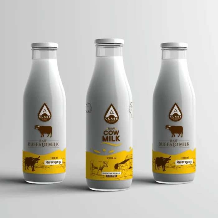 A Class 5+5 Free Milk Pack: Premium A2 Cow & Buffalo Milk